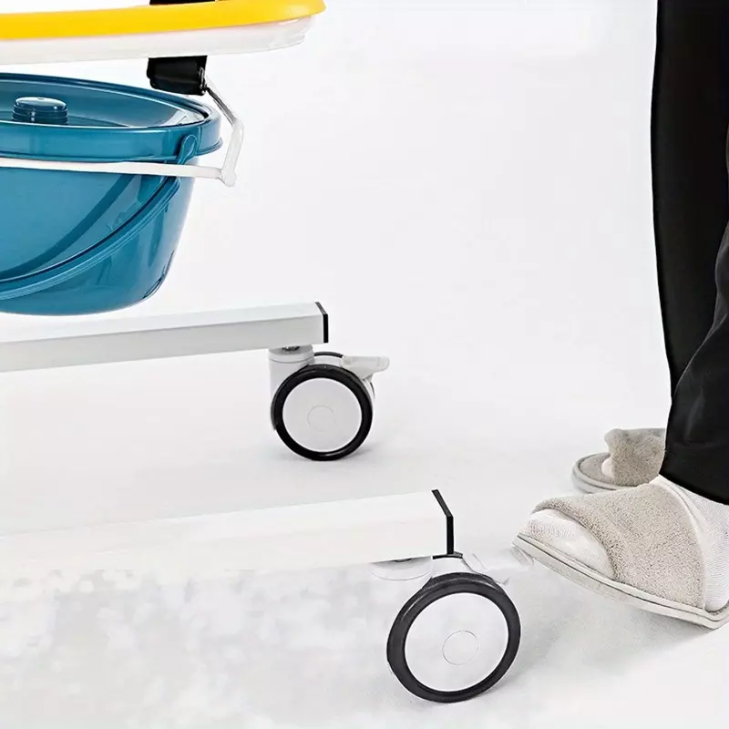 Hand cranked transfer machine for elderly care with disabilities, transfer machine for toilet, shower, and chair position transfer