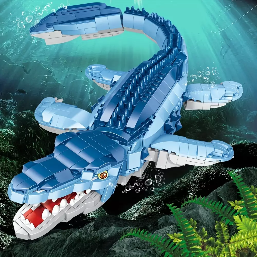 Dinosaur Building Blocks Set, STEM Dinosaur Toys (1158 Pieces)