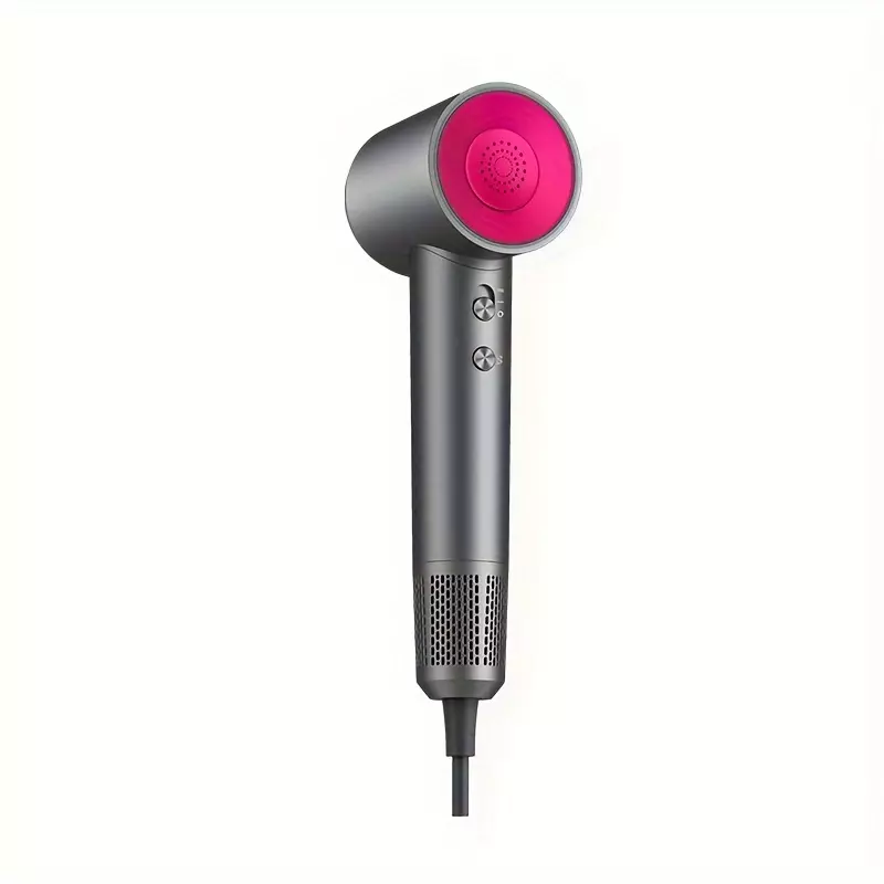 Hair Dryer Speed Ionic Finisher and High-Velocity Dryer, Professonal Blow Dryer 110000 RPM High-Speed Brushless Motor,1500W 4Temps 2 Speeds Thermo-Control Hairdryer Drop-Proof Design for Home Travel-Platinum