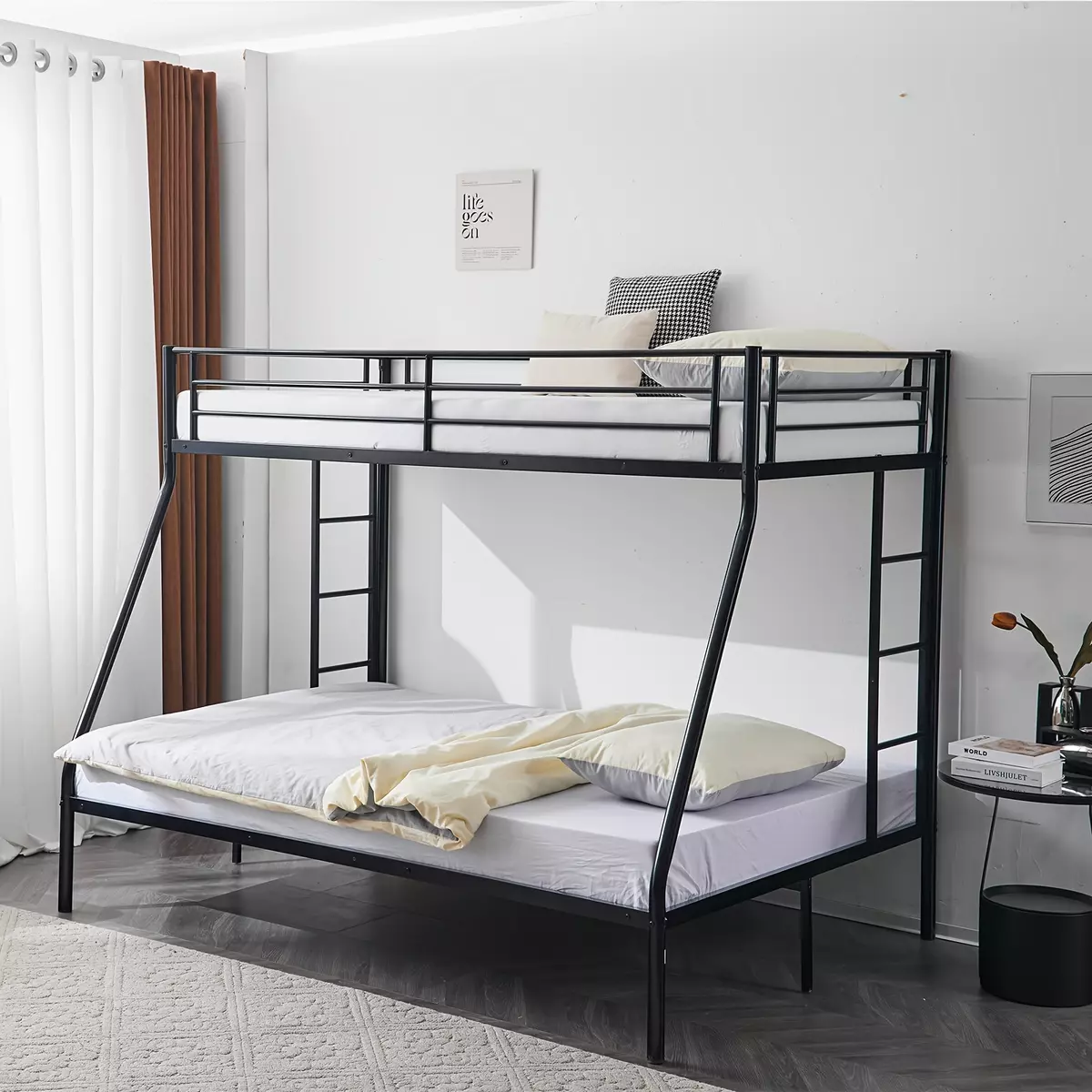 2pc/iron bed bunk bed
