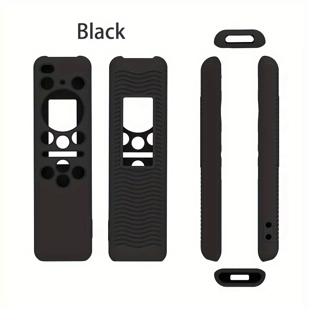 Silicone Case For Samsung Solar Remote Control, Shockproof Silicone Soft Case With Lanyard-Light Blue