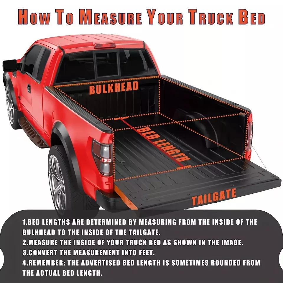 6.5FT Soft Roll Up Bed Tonneau Cover For 2000-2006 Toyota Tundra Waterproof