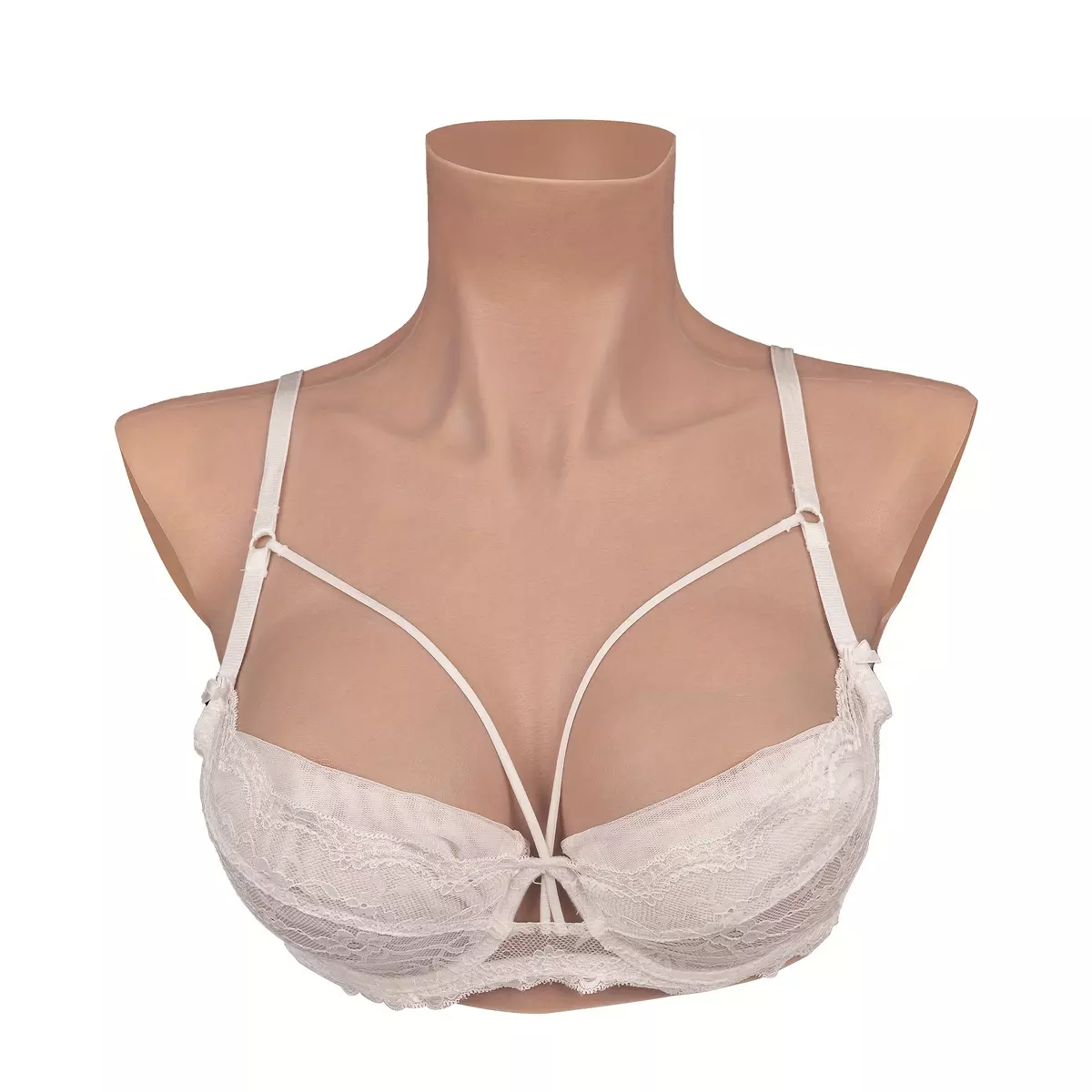Fake Boobs Tits Silicone Realistic Breasts Forms for Crossdresser Transvestite Drag Queen Shemale Cosplay Chest-Color 2