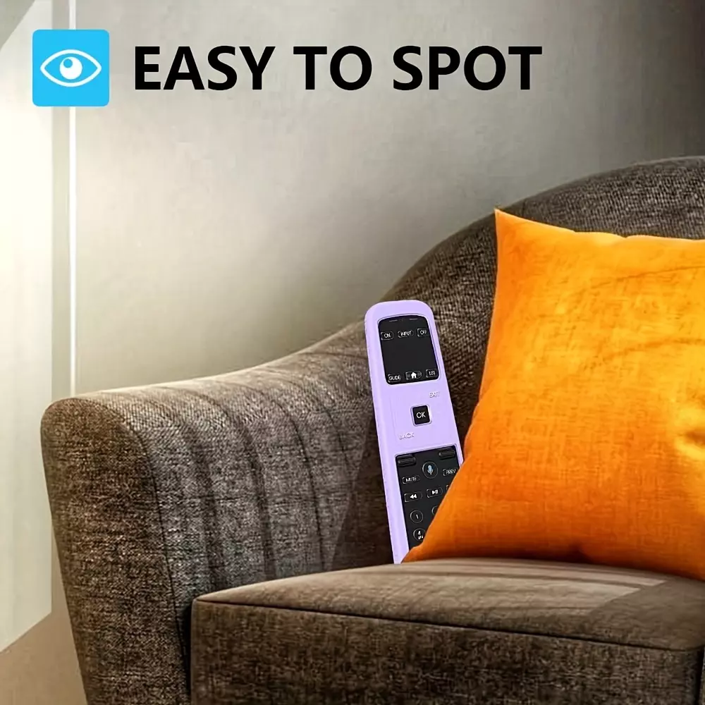 Protective Case Covers For AT&T TV Now DirecTV Receiver Remote Control Voice Remote Control C71KW, For AT&T TV Now DirecTV Remote Battery Back Shockproof Silicone Cover Holder Skin Protector-Fluorescent Green