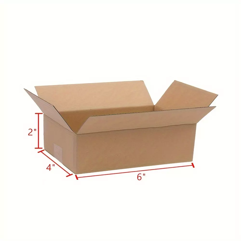 100 Corrugated Paper Boxes Yellow