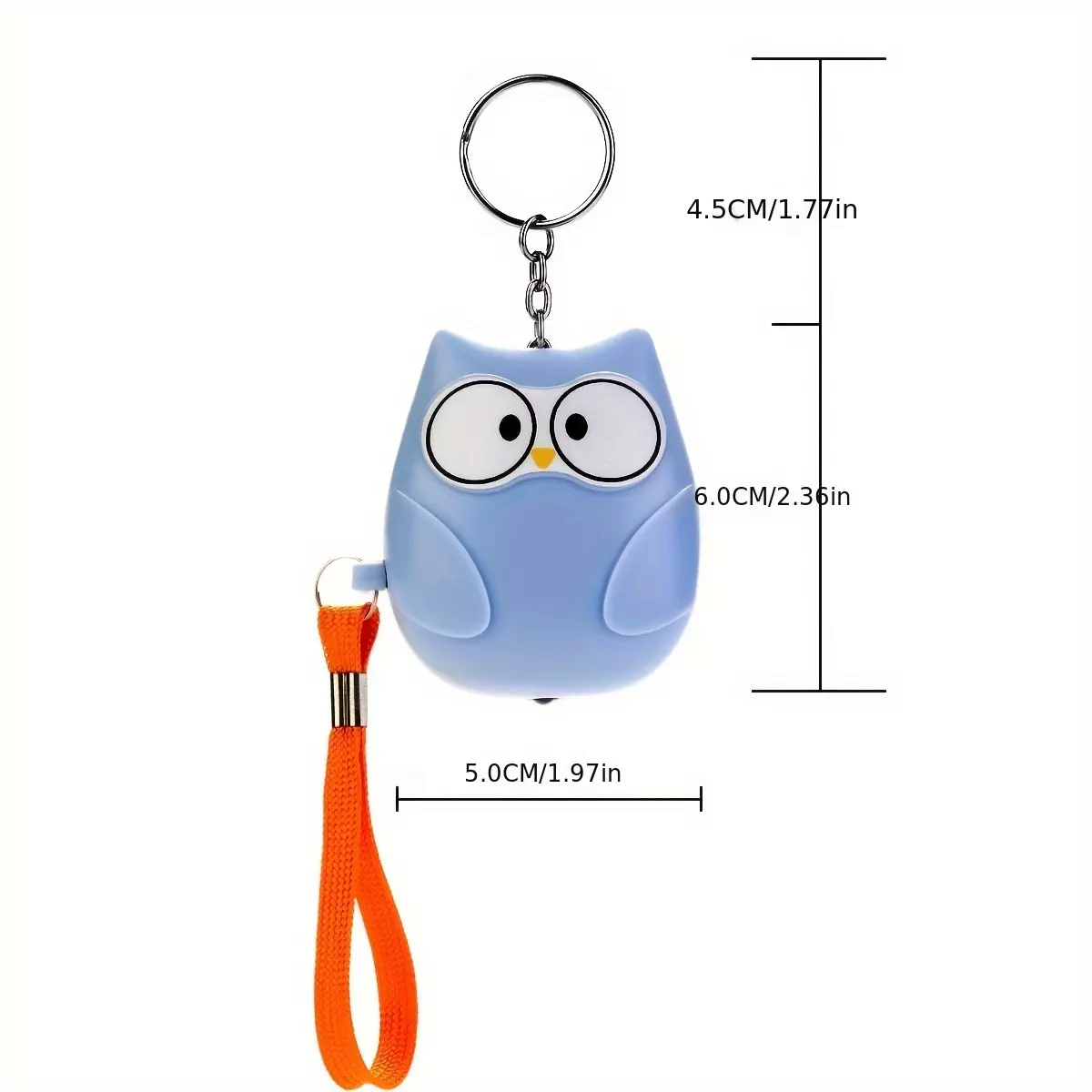 1pc Design Personal Safety Alarm, 130dB LED Strobe Light Siren Alarm For Women, Self Defense Alarm