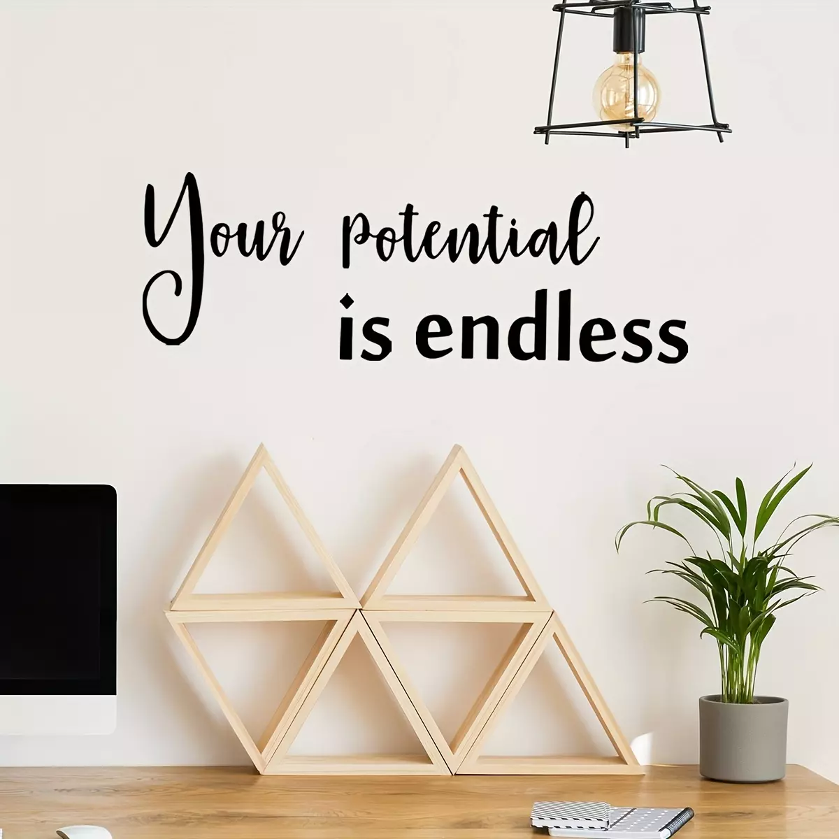 Unlock Your Potential and Create a Positive Space with This Inspirational Wall Decal!