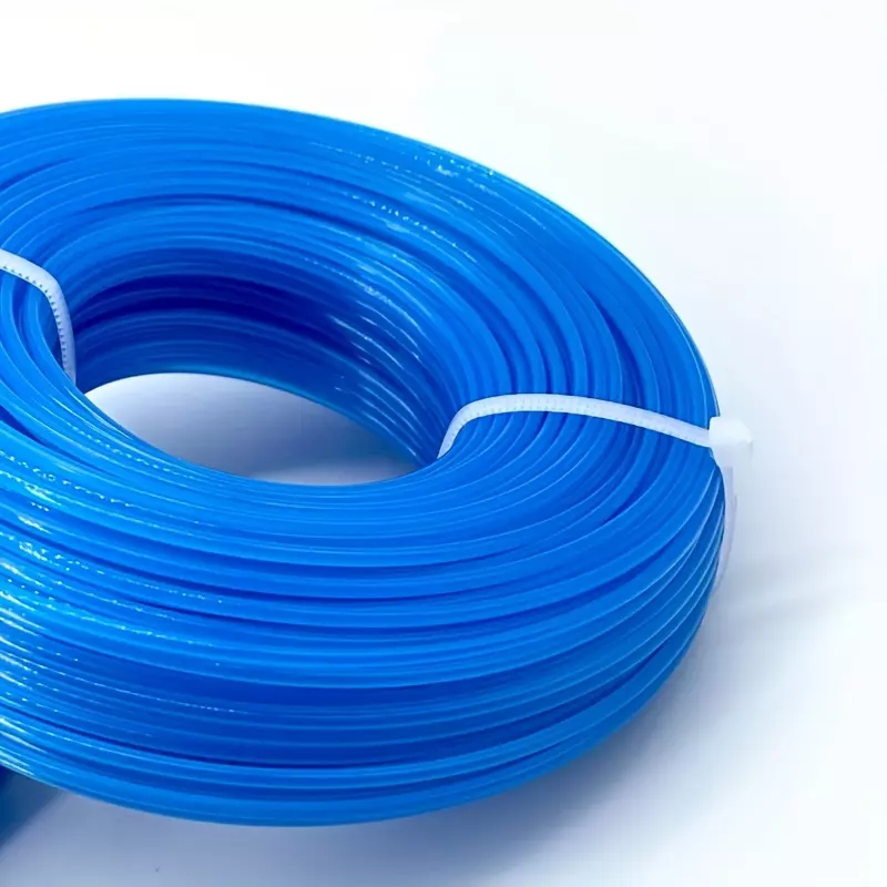 1pc, 1.6mm*50m/0.063in*164ft, Round Blue Commercial Mower Wire, Suitable For All Brands Medium Weight Electric Trimmer, For Yard Construction Lawn