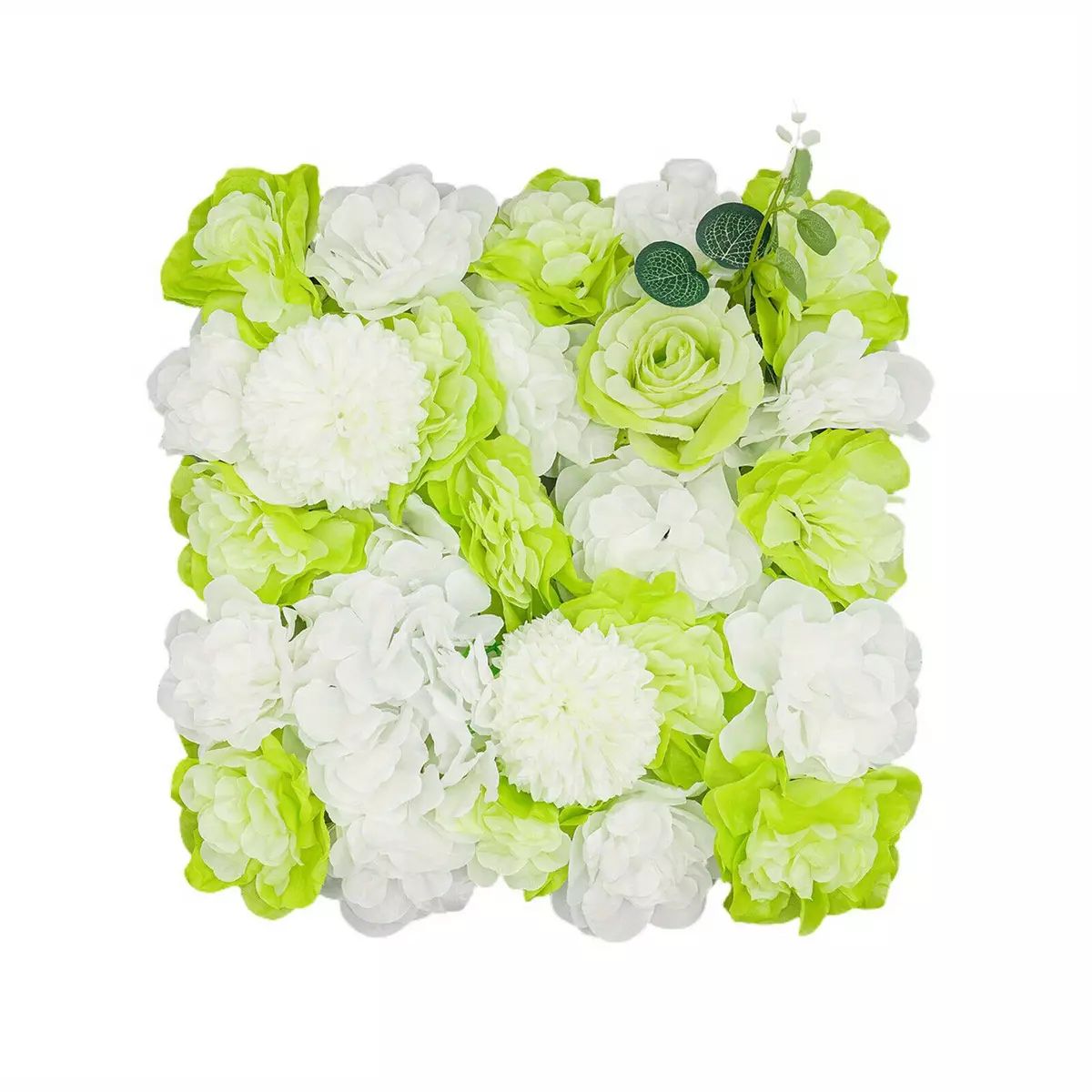 12x Home Decor Artificial Silk Rose Flower Wall Panels Wedding Party Background