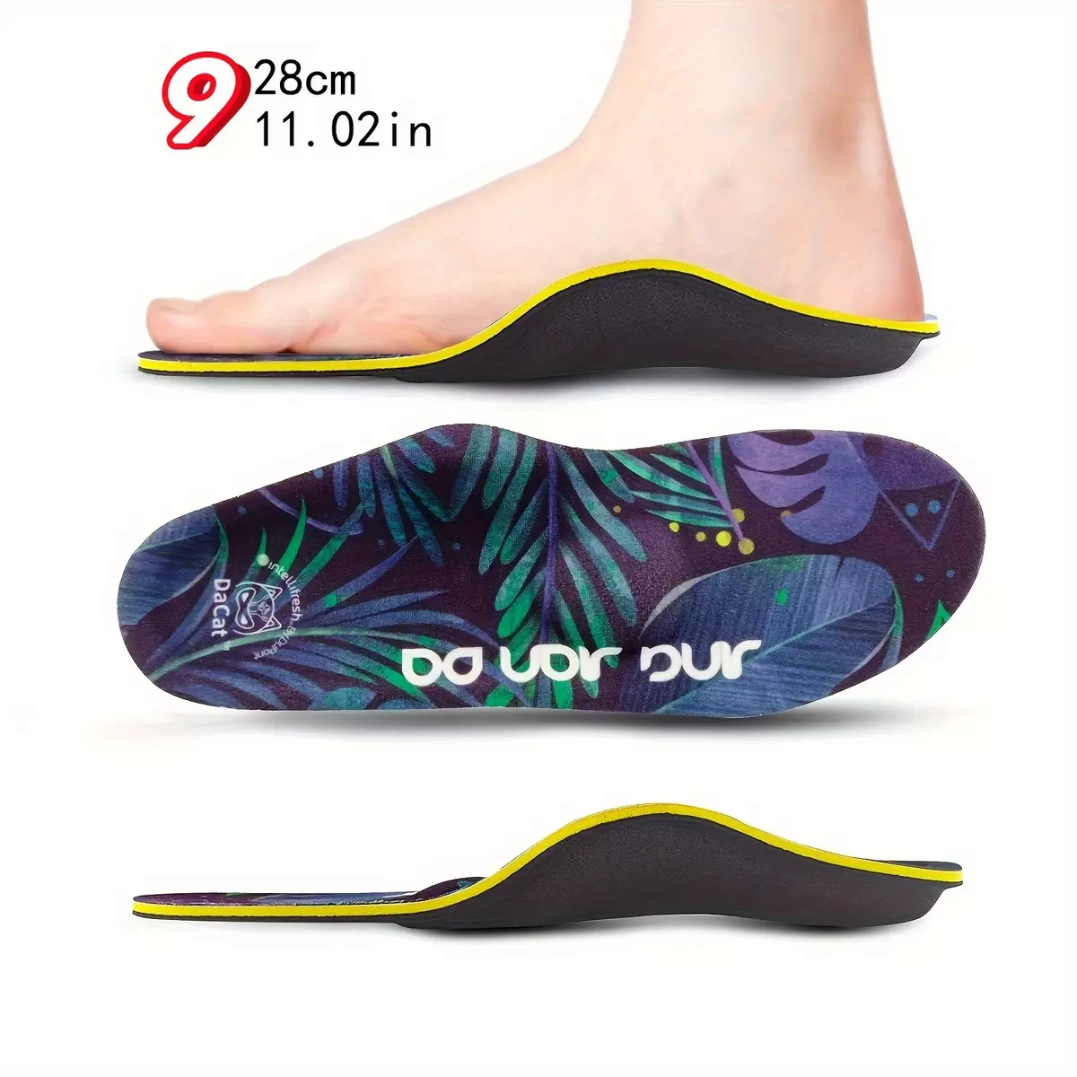 1pc Foot Arch Support Flat Feet Support For Long Time Walk, Comfortable Inserts For Men & Women